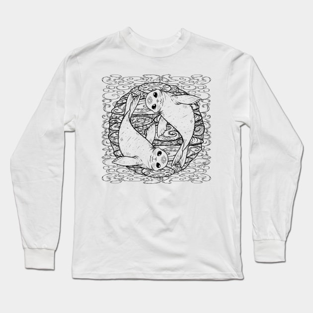 Yin and Yang Seal Long Sleeve T-Shirt by zarya_kiqo